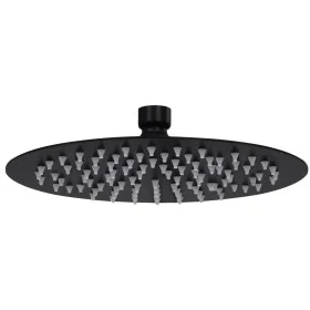Regenduschkopf Regeneffekt rund Edelstahl schwarz 20 cm von vidaXL, Duschköpfe - Ref: Foro24-147690, Preis: 17,13 €, Rabatt: %