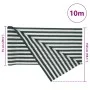 Grünes und weißes HDPE-Privatsphärennetz 1,5x10 m 150 g/m² von , Sonnenschirme - Ref: Foro24-4003731, Preis: 29,52 €, Rabatt: %