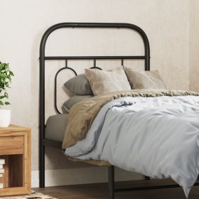 Black metal headboard 75 cm by , Headboards and footboards - Ref: Foro24-377143, Price: 32,48 €, Discount: %