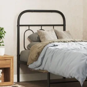 Schwarzes Metallkopfteil 75 cm von , Kopf- und Fußteile - Ref: Foro24-377143, Preis: 32,02 €, Rabatt: %