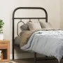 Schwarzes Metallkopfteil 75 cm von , Kopf- und Fußteile - Ref: Foro24-377143, Preis: 32,02 €, Rabatt: %