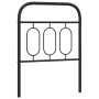 Schwarzes Metallkopfteil 75 cm von , Kopf- und Fußteile - Ref: Foro24-377143, Preis: 32,48 €, Rabatt: %