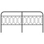 Schwarzes Metallkopfteil 200 cm von , Kopf- und Fußteile - Ref: Foro24-377155, Preis: 47,93 €, Rabatt: %