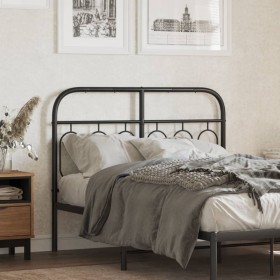 Schwarzes Metallkopfteil 120 cm von , Kopf- und Fußteile - Ref: Foro24-377148, Preis: 42,62 €, Rabatt: %