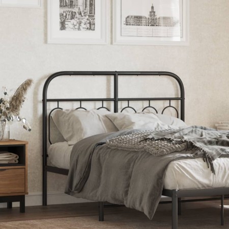 Schwarzes Metallkopfteil 120 cm von , Kopf- und Fußteile - Ref: Foro24-377148, Preis: 42,62 €, Rabatt: %