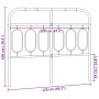 Schwarzes Metallkopfteil 120 cm von , Kopf- und Fußteile - Ref: Foro24-377148, Preis: 42,62 €, Rabatt: %