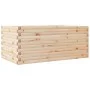 Jardinera de madera maciza de pino 110x60x46 cm de , Maceteros y jardineras - Ref: Foro24-3282459, Precio: 161,20 €, Descuent...