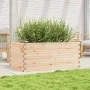 Jardinera de madera maciza de pino 110x60x46 cm de , Maceteros y jardineras - Ref: Foro24-3282459, Precio: 161,20 €, Descuent...