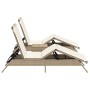 Tumbonas con mesita 2 unidades ratán sintético beige von , Liegen - Ref: Foro24-4002714, Preis: 313,33 €, Rabatt: %