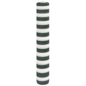 Grünes und weißes HDPE-Privatsphärennetz 2x10 m 75 g/m² von , Sonnenschirme - Ref: Foro24-4003719, Preis: 22,74 €, Rabatt: %