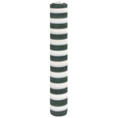 Grünes und weißes HDPE-Privatsphärennetz 1,2x10 m 75 g/m² von , Sonnenschirme - Ref: Foro24-4003710, Preis: 15,58 €, Rabatt: %