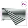 Red de privacidad HDPE verde y blanco 1,2x50 m 75 g/m² de , Sombrillas - Ref: Foro24-4003712, Precio: 36,49 €, Descuento: %