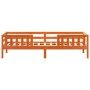 Estructura de cama madera maciza de pino marrón cera 90x200 cm de , Camas y somieres - Ref: Foro24-846975, Precio: 121,29 €, ...