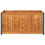 Jardinera de madera maciza de acacia y acero 85x45x44 cm de , Maceteros y jardineras - Ref: Foro24-367611, Precio: 115,13 €, ...