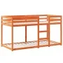 Bed with solid pine wood roof in brown, 90x200 cm. by , Beds and slatted bases - Ref: Foro24-3281963, Price: 248,32 €, Discou...