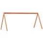 Bunk bed with solid pine wood roof in brown, 90x200 cm. by , Beds and slatted bases - Ref: Foro24-3282078, Price: 205,00 €, D...