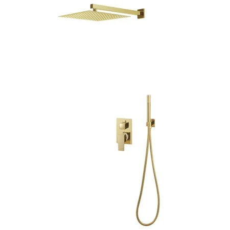Goldenes Duschsystem aus Edelstahl 201 von vidaXL, Strahldüsen für Badewannen und Duschen - Ref: Foro24-147719, Preis: 179,91...