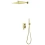 Goldenes Duschsystem aus Edelstahl 201 von vidaXL, Strahldüsen für Badewannen und Duschen - Ref: Foro24-147719, Preis: 179,91...