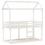 Bunk bed with solid white pine wood roof 90x200 cm by , Beds and slatted bases - Ref: Foro24-3282120, Price: 280,84 €, Discou...