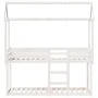 Bunk bed with solid white pine wood roof 90x200 cm by , Beds and slatted bases - Ref: Foro24-3282120, Price: 280,84 €, Discou...