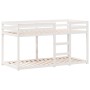 Etagenbett mit massivem Dach aus weißem Kiefernholz 90x200 cm. von , Betten und Lattenroste - Ref: Foro24-3282120, Preis: 268...