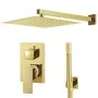 Goldenes Duschsystem aus Edelstahl 201 von vidaXL, Strahldüsen für Badewannen und Duschen - Ref: Foro24-147719, Preis: 179,91...