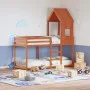 Etagenbett mit massivem Dach aus brauner Kiefer 80x200 cm. von , Betten und Lattenroste - Ref: Foro24-3281996, Preis: 241,99 ...