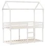 Bunk bed with solid white pine wood roof 80x200 cm by , Beds and slatted bases - Ref: Foro24-3282122, Price: 227,31 €, Discou...