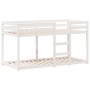 Etagenbett mit massivem Dach aus weißer Kiefer 80x200 cm. von , Betten und Lattenroste - Ref: Foro24-3282122, Preis: 234,46 €...