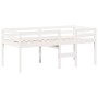 High bed with solid white pine wood roof 80x200 cm by , Beds and slatted bases - Ref: Foro24-3282136, Price: 249,77 €, Discou...
