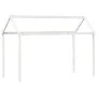 Cama alta con techo madera maciza de pino blanco 80x200 cm de , Camas y somieres - Ref: Foro24-3282136, Precio: 249,62 €, Des...