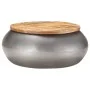Mesa de centro madera maciza reciclada gris 68x68x30 cm de vidaXL, Mesas de centro - Ref: Foro24-323530, Precio: 104,65 €, De...