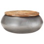 Gray recycled solid wood coffee table 68x68x30 cm by vidaXL, Coffee table - Ref: Foro24-323530, Price: 111,08 €, Discount: %