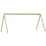 Hochbett mit massivem Kiefernholzdach in brauner Wachsfarbe 75x190 cm. von , Betten und Lattenroste - Ref: Foro24-3282101, Pr...