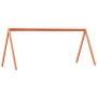 Hochbett mit massivem Kiefernholzdach in brauner Wachsfarbe 75x190 cm. von , Betten und Lattenroste - Ref: Foro24-3282103, Pr...