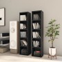 CD-Regal 2 Stück schwarzes Sperrholz 21x16x93,5 cm von vidaXL, CD- und DVD-Speicher - Ref: Foro24-802697, Preis: 52,73 €, Rab...