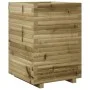 Jardinera de madera de pino impregnada 50x50x72 cm de , Maceteros y jardineras - Ref: Foro24-3282613, Precio: 168,57 €, Descu...