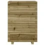 Jardinera de madera de pino impregnada 50x50x72 cm de , Maceteros y jardineras - Ref: Foro24-3282613, Precio: 168,57 €, Descu...