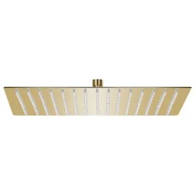 Golden square stainless steel rain effect shower head 40x40 cm by vidaXL, shower heads - Ref: Foro24-147711, Price: 61,29 €, ...