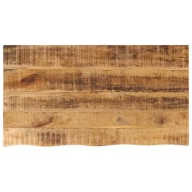 Tablero de mesa borde natural madera maciza mango 110x60x2,5 cm by , Table tops - Ref: Foro24-370359, Price: 108,25 €, Discou...