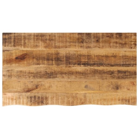 Massivholz-Tischplatte mit natürlicher Kante aus Mangoholz 110x60x2,5 cm. von , Tischplatten - Ref: Foro24-370359, Preis: 108...