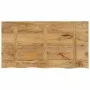 Massivholz-Tischplatte mit natürlicher Kante aus Mangoholz 110x60x2,5 cm. von , Tischplatten - Ref: Foro24-370359, Preis: 108...