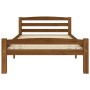 Estructura de cama madera maciza pino marrón miel 90x200 cm de vidaXL, Camas y somieres - Ref: Foro24-322075, Precio: 113,76 ...