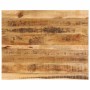 Massivholz-Tischplatte mit natürlicher Kante aus Mangoholz 110x80x2,5 cm. von , Tischplatten - Ref: Foro24-370365, Preis: 112...