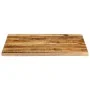 Massivholz-Tischplatte mit natürlicher Kante aus Mangoholz 110x80x2,5 cm. von , Tischplatten - Ref: Foro24-370365, Preis: 111...