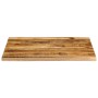 Massivholz-Tischplatte mit natürlicher Kante aus Mangoholz 110x80x2,5 cm. von , Tischplatten - Ref: Foro24-370365, Preis: 112...
