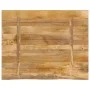 Massivholz-Tischplatte mit natürlicher Kante aus Mangoholz 110x80x2,5 cm. von , Tischplatten - Ref: Foro24-370365, Preis: 111...