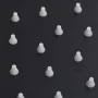 Cabezal ducha efecto lluvia acero inox cuadrado negro 30x30 cm de vidaXL, Cabezales de ducha - Ref: Foro24-147697, Precio: 27...