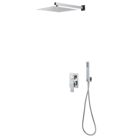 Stainless steel shower system 201 silver by vidaXL, Jet nozzles for bathtubs and showers - Ref: Foro24-147720, Price: 135,86 ...