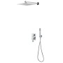Stainless steel shower system 201 silver by vidaXL, Jet nozzles for bathtubs and showers - Ref: Foro24-147720, Price: 135,86 ...